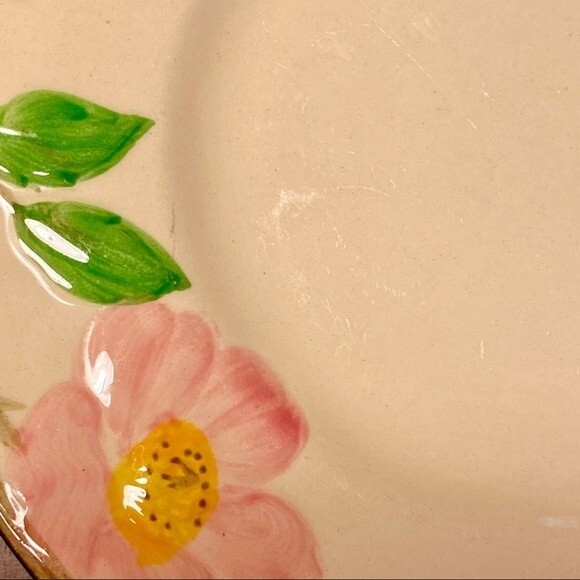 3 Vintage Franciscan Desert Rose Bread & Butter Dessert Plates - Picture 7 of 7